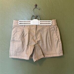 J.Crew 4” Stretch Chino Shorts Tan